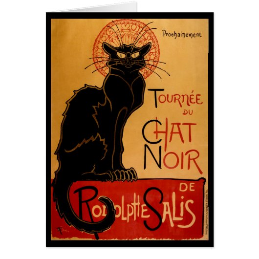 Steinlen's Le Chat Noir Cards (Front)
