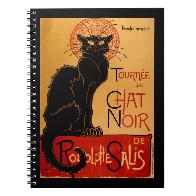 Steinlen's Le Chat Noir Notebook (Front)