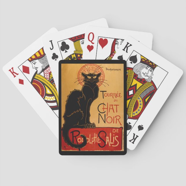Steinlen's Le Chat Noir Poker Cards (Back)