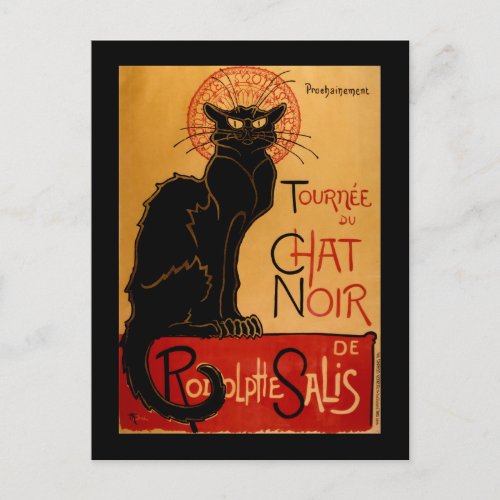 Steinlens Le Chat Noir Postcard