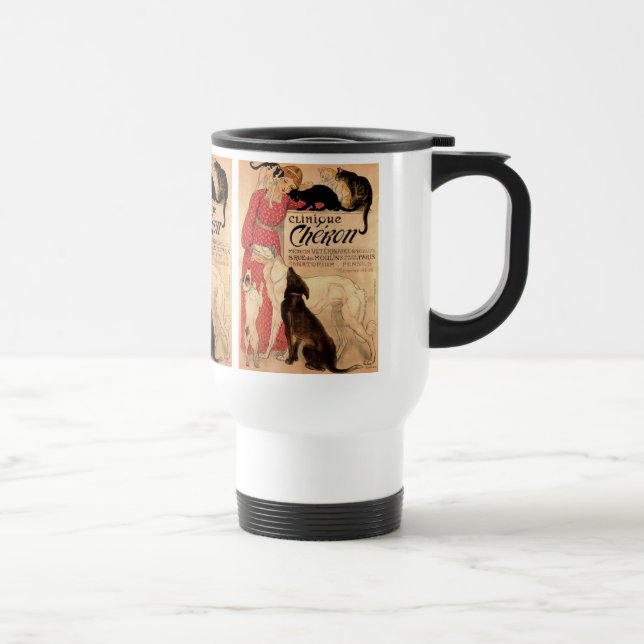 Steinlen's Vintage Clinique Chéron - Mug (Right)