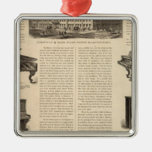 Steinway and Sons, Piano Manufacutrers Metal Ornament
