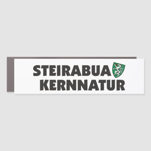 Steirerbua Kernnatnatur Steiermark Austria Car Magnet