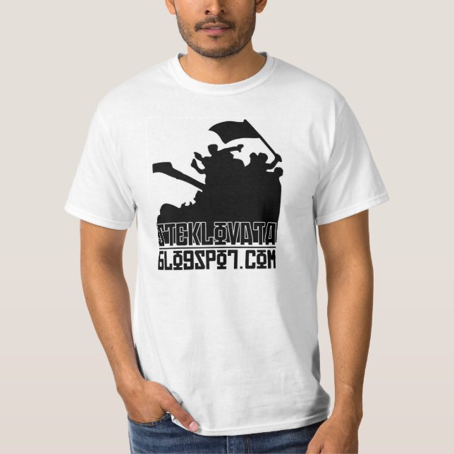 Steklovata.Blogspot Basic Logo Design T-Shirt (Front)