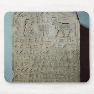 Stela commemorating the burial of the Apis Mouse Pad