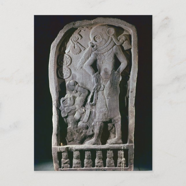 Stela depicting a ball player, from Guatemala Postcard (Front)