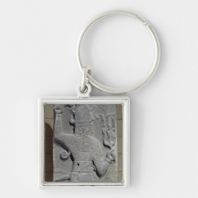 Stela of Teshub, Syrian storm god Keychain (Front)