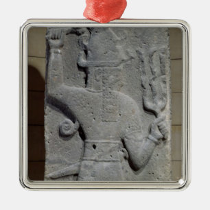 Stela of Teshub, Syrian storm god Metal Ornament