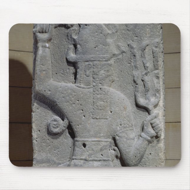 Stela of Teshub, Syrian storm god Mouse Pad (Front)