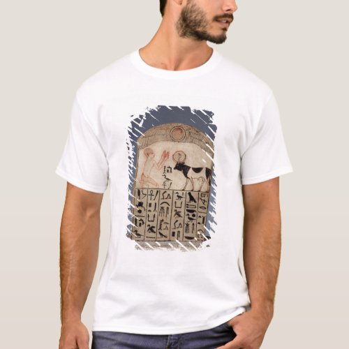 Stela to the Apis bull painted limestone T_Shirt