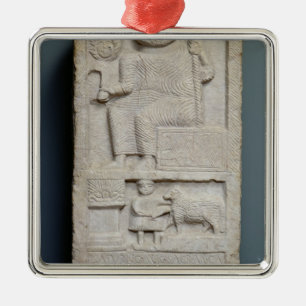 Stele dedicated to Saturn, from El-Ayaida Metal Ornament
