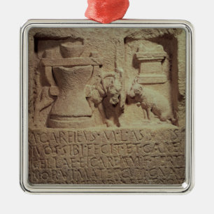 Stele of the miller Marcus Careius Asisa Metal Ornament