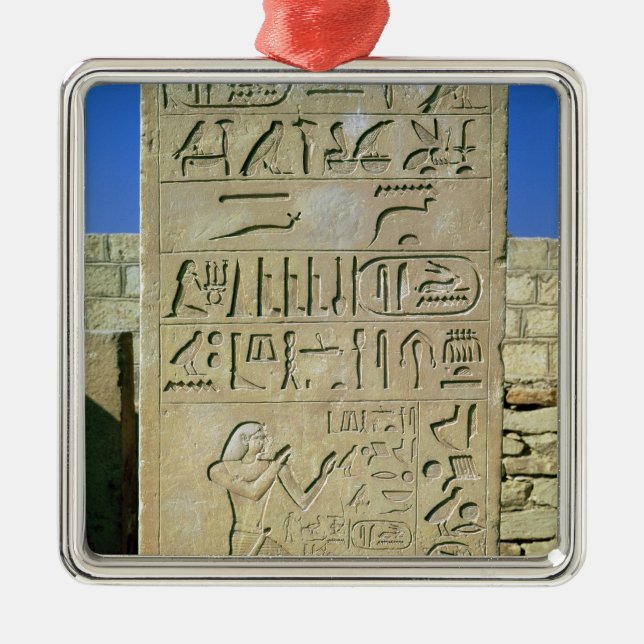 Stele of Unas  Old Kingdom Metal Ornament (Front)