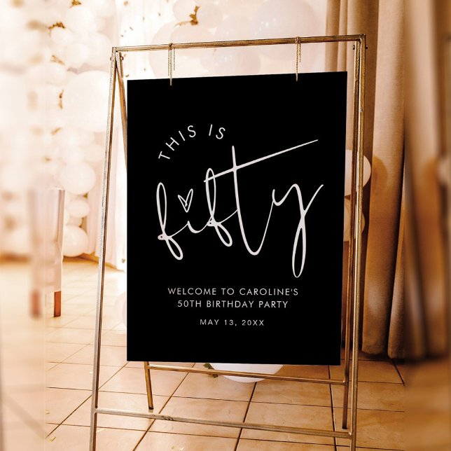 STELLA 50th Birthday Party Welcome Foam Board (Creator Uploaded)