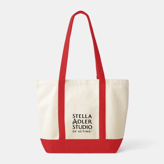 Stella Adler Studio Stacked Logo Tote Bag (Back)