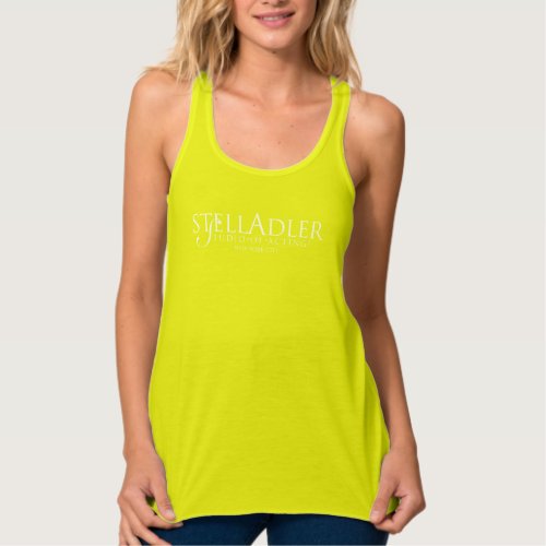 Stella Adler Womens Fitted Tank Top