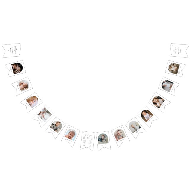 STELLA Baby First Year Monthly Photo Banner (All)