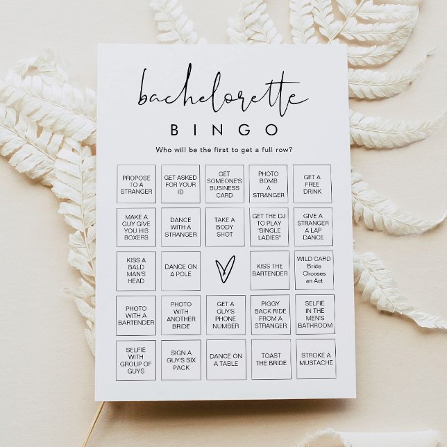 STELLA Bachelorette Party Bingo Game Card (Creator Uploaded)