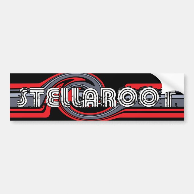 Stella Black Wave Killed Bumper Sticker (Front)