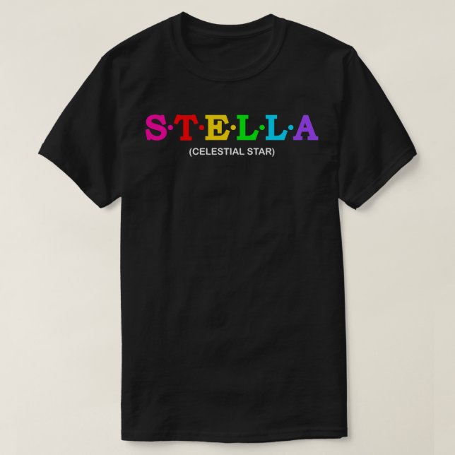 Stella Celestial Star T-Shirt (Design Front)