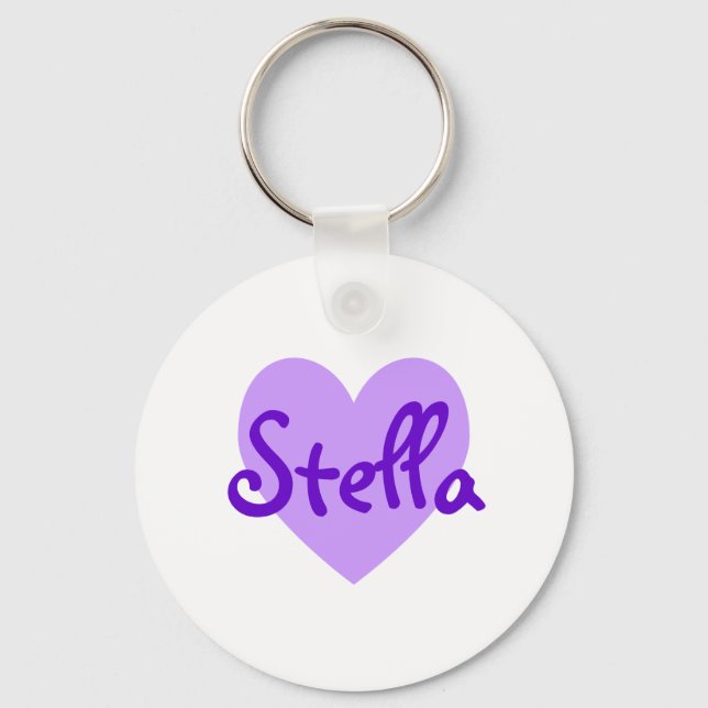 Stella in Purple Keychain (Front)