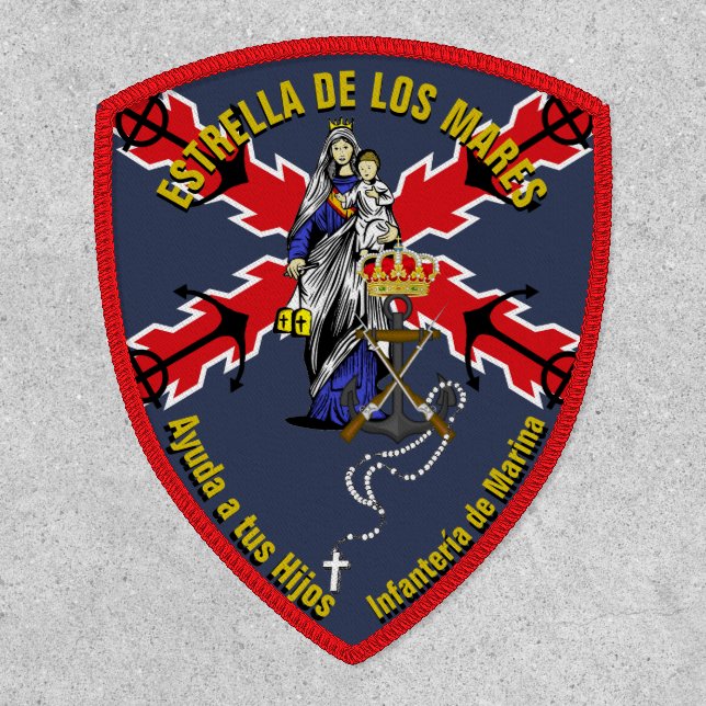 STELLA MARIS CRUZ SAN ANDRES PATCH (Front)