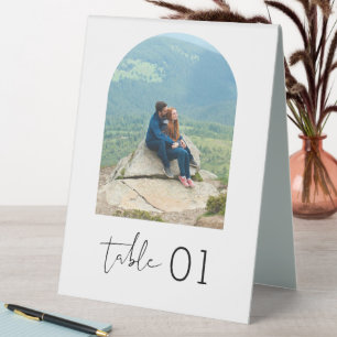 STELLA Minimalist Photo Table Number 5x7 Tent
