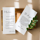 STELLA Minimalist Wedding Menu 4x9<br><div class="desc">Discover the captivating allure of our Stella Collection, meticulously crafted to infuse your baby shower with an air of modern minimalism and a touch of edgy sophistication. Designed to seamlessly blend bohemian charm with timeless elegance, this versatile collection guarantees to elevate the aesthetics of any style baby shower, transforming your...</div>