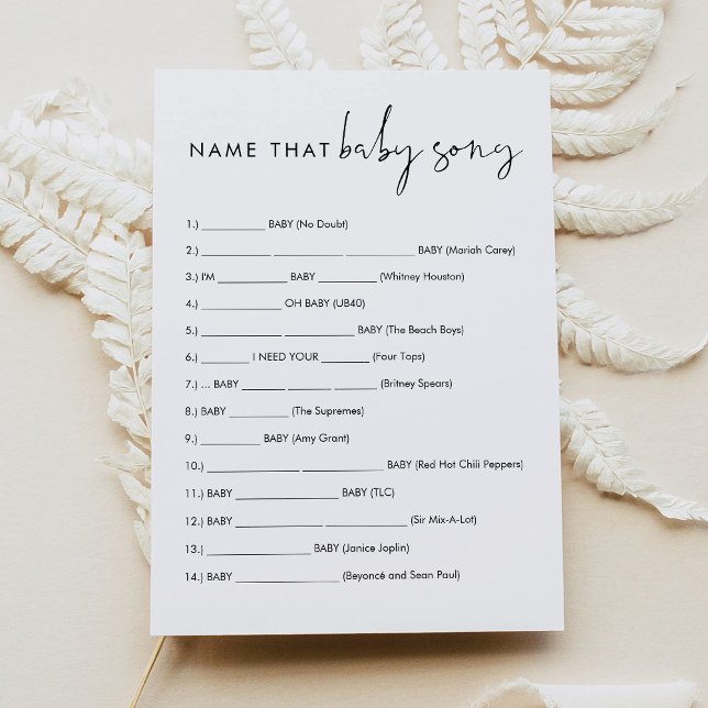 STELLA Name That Baby Song Game Card (Creator Uploaded)