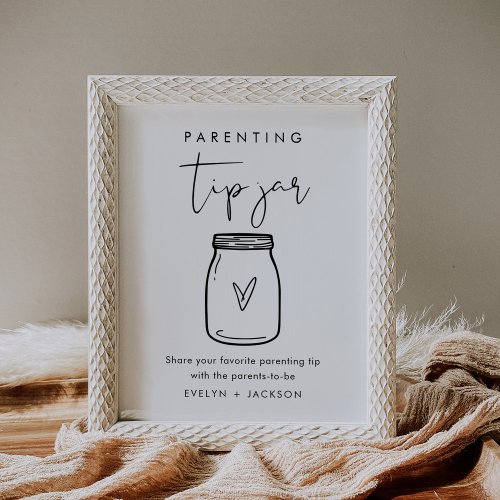 STELLA Parenting Tip Jar Sign