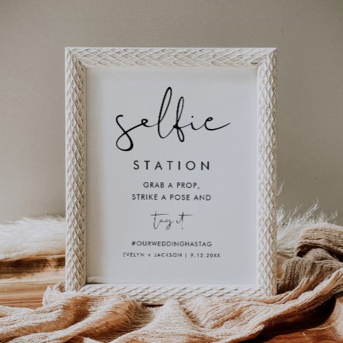 STELLA Selfie Station Photo Booth Wedding Sign