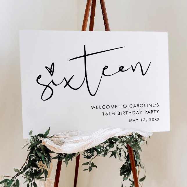 STELLA Sweet 16 Birthday Welcome Sign Poster (Creator Uploaded)