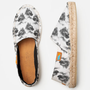 Stella the Grey Cat Espadrilles