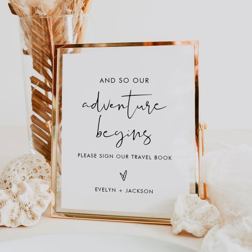 STELLA Wedding Travel Book Guest Book Sign