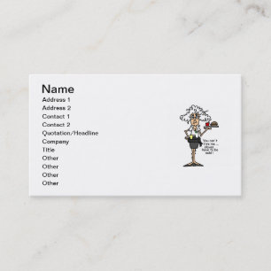 Stella With Attitude Humor Business Card