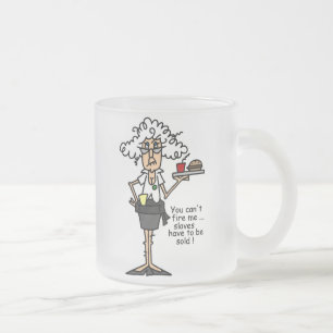 Stella With Attitude Humor Frosted Glass Coffee Mug
