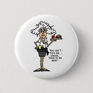 Stella With Attitude Humor Pinback Button