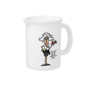 Stella With Attitude Humor Pitcher