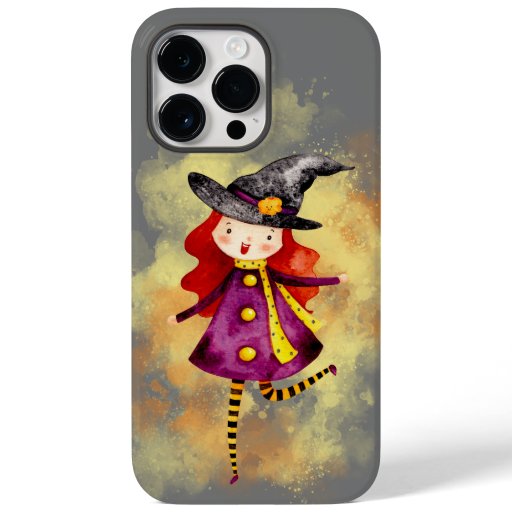 Stellalunarts Halloween Witch Cute Girl Drawstring Case-Mate iPhone 14 Pro Max Case