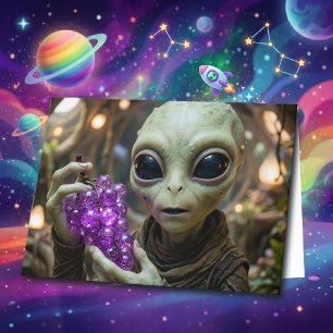 Stellar Alien Missing You Bunches Card