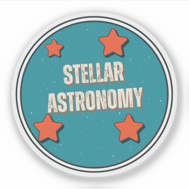 Stellar Astronomy Sticker (Front)