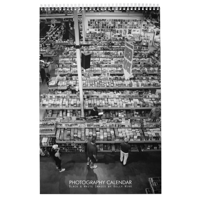 Stellar B&W Photography Calendar - by Kelly Wine (Cover)