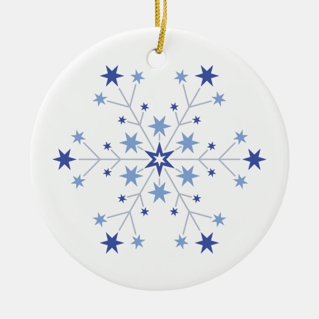 Stellar Beginnings Ceramic Ornament (Front)