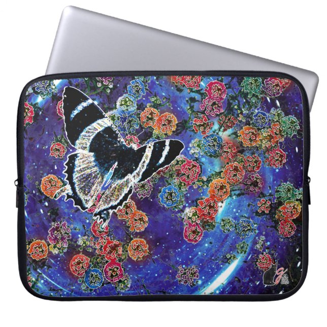 Stellar Blooms Laptop Sleeve (Front)