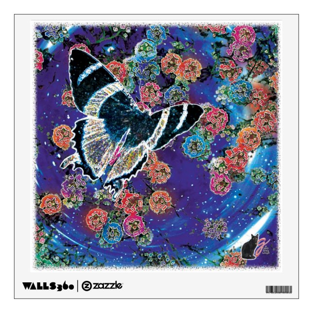 Stellar Blooms Wall Decal (Front)