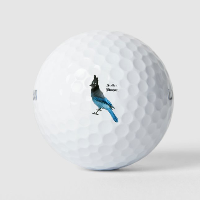 Stellar Blue Jay golfball Golf Balls (Front)
