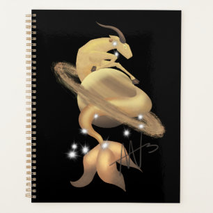 Stellar Capricorn Saturn Zodiac Planner