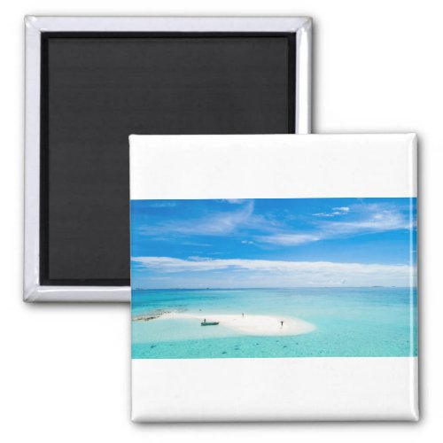 Stellar Clear Island Grace Bay Turks Caicos Beach Magnet