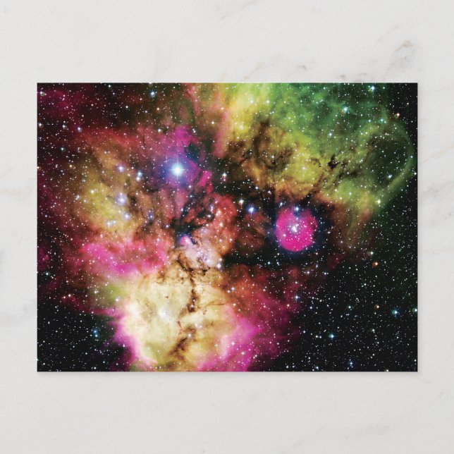 Stellar Cluster NGC 2467 - NASA Hubble Space Photo Postcard (Front)