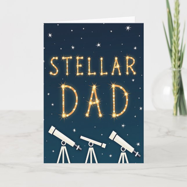 Stellar Dads Galaxy Card (Front)